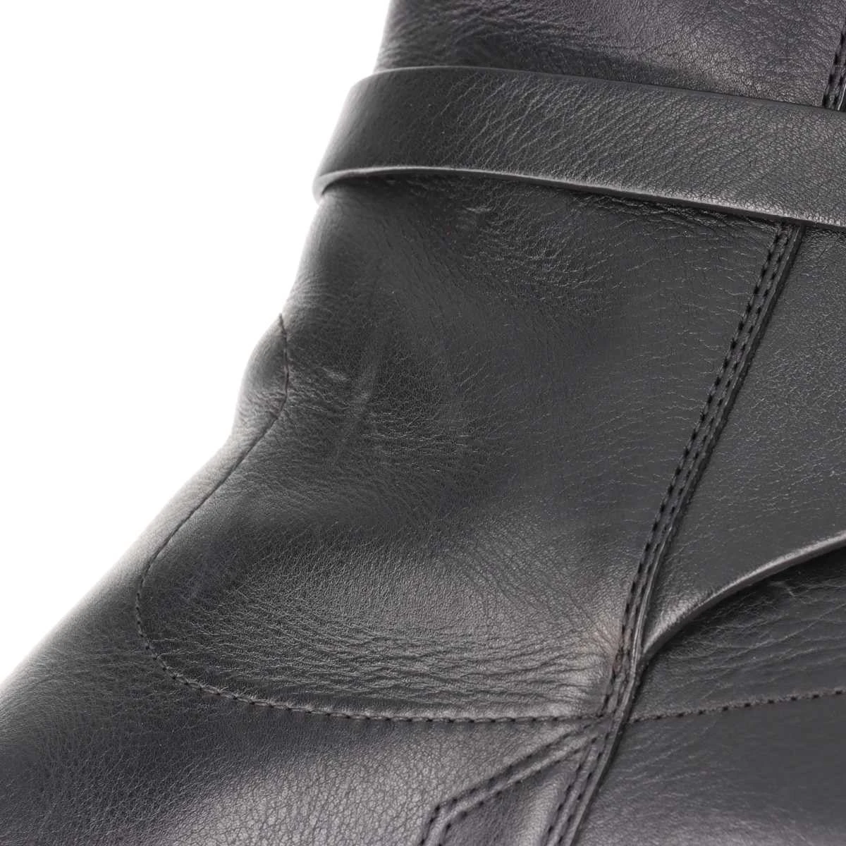 ディオール レザー ショートブーツ 39 レディース ブラック MD0821 CD