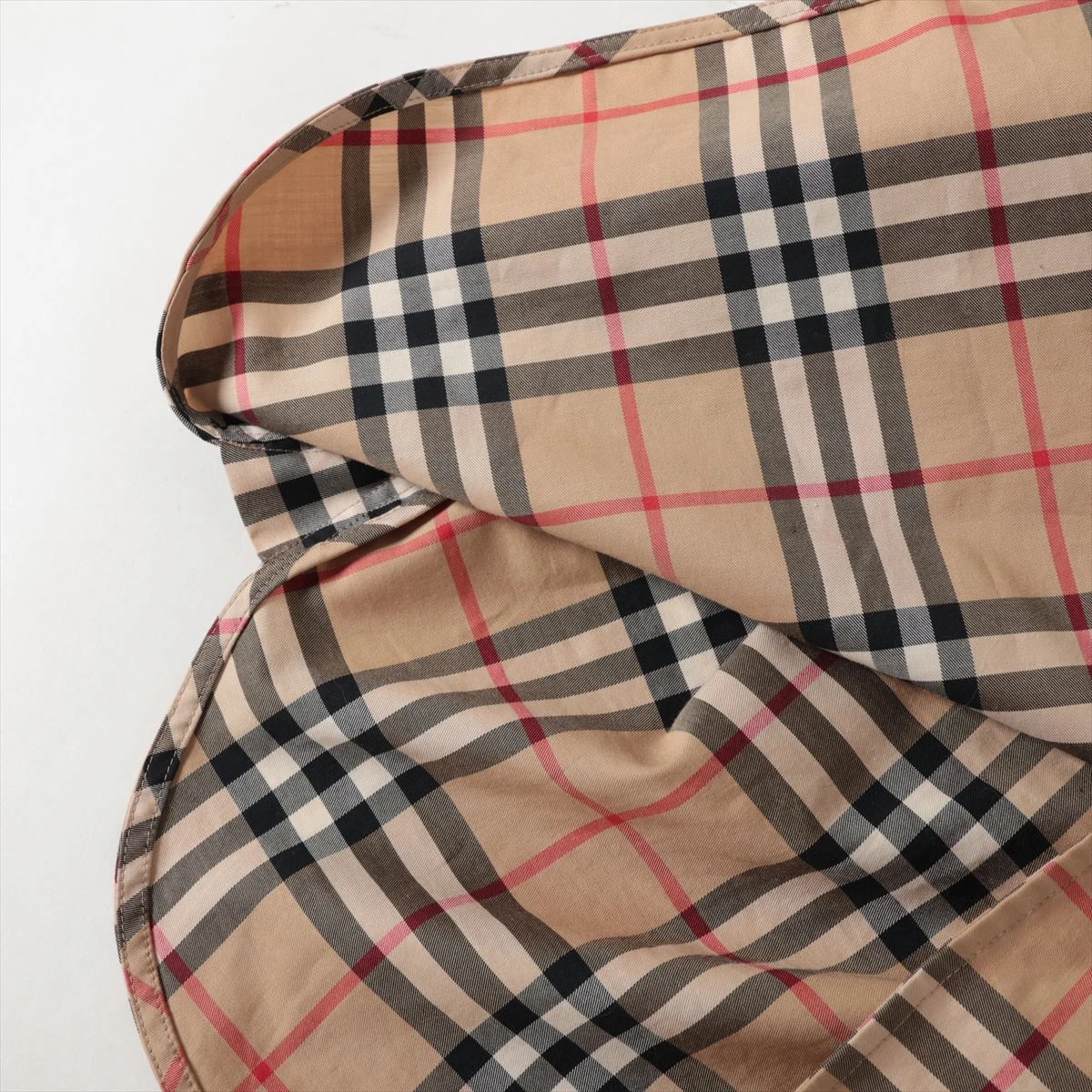 バーバリーワンピース 未使用近い 茶 ベージュ ノバチェック 襟フリル 80 BURBERRY（ワンピース）のフリマアイテム一覧