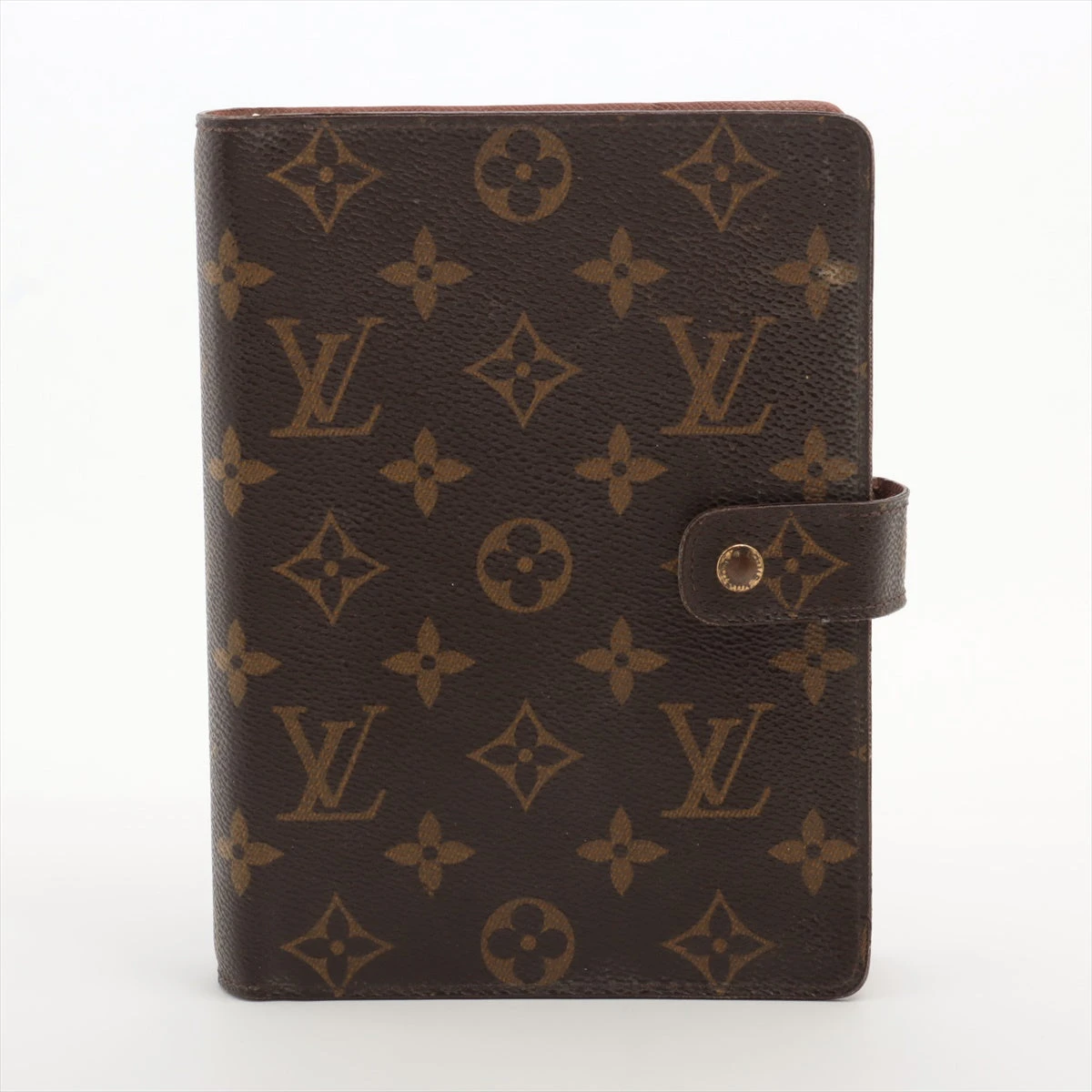 ヴィトン モノグラム アジェンダMM R20105 ブラウン 手帳カバー  