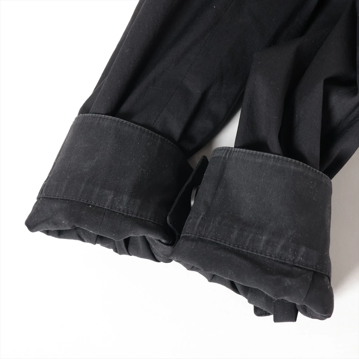 はっ水 スタンドカラーコート 黒織柄 JOURNAL WORKS スリム