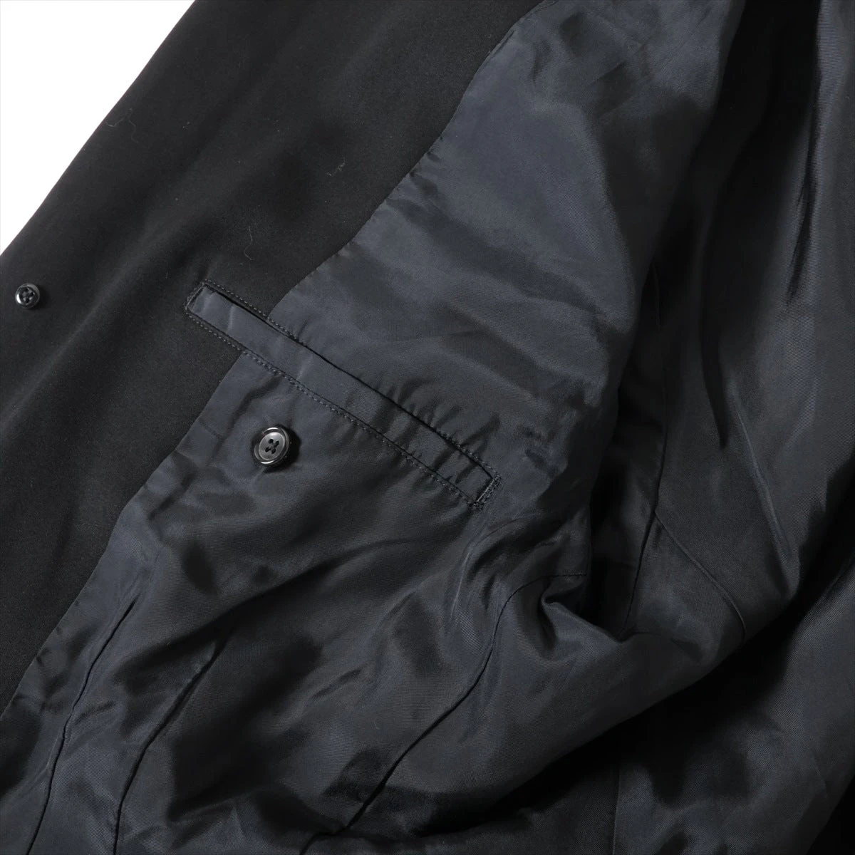 YOHJI YAMAMOTO キュプラテーラードジャケット ヨウジヤマモトプールオム ウール×キュプラ テーラード