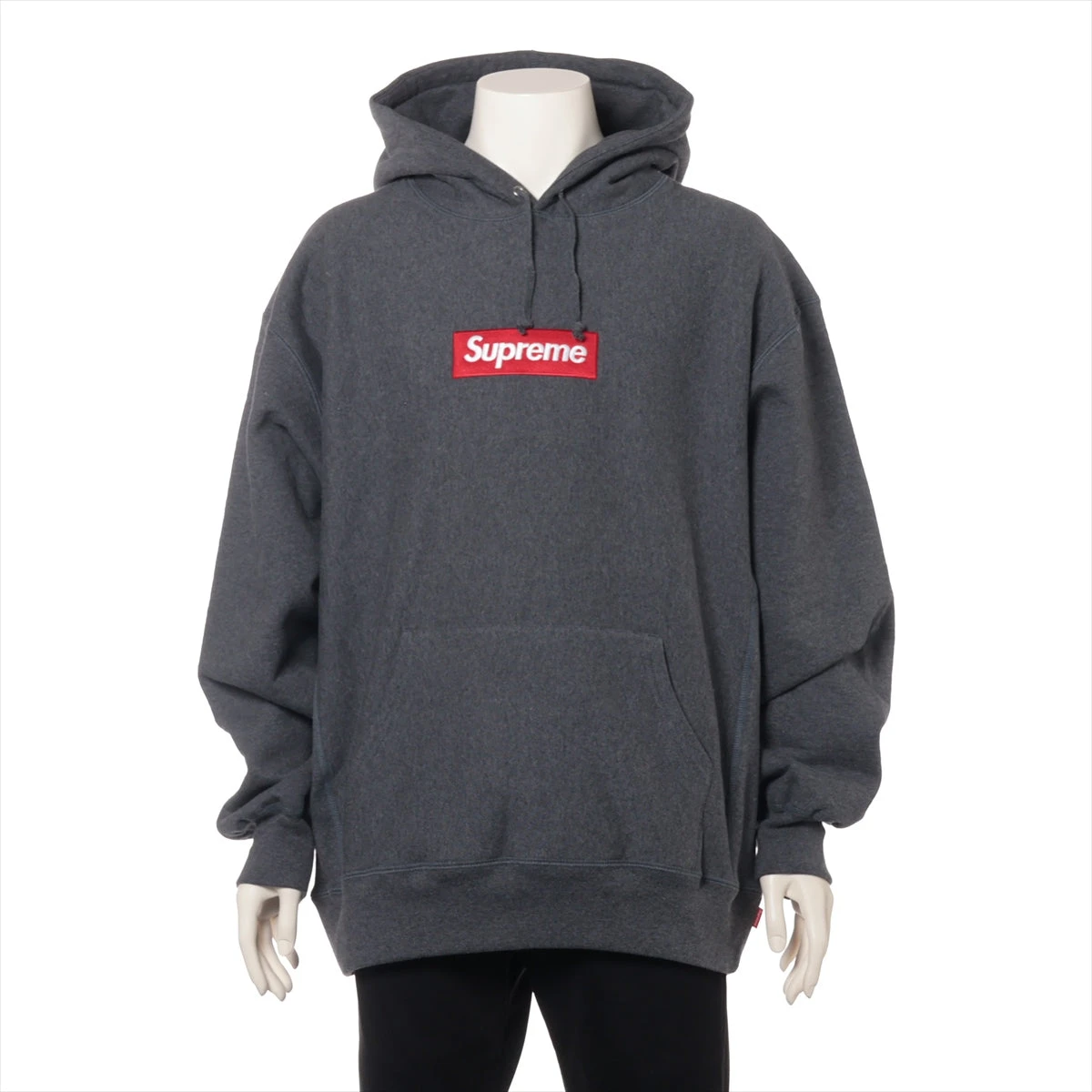 シュプリーム 21AW コットン パーカー XL メンズ グレー Box Logo  