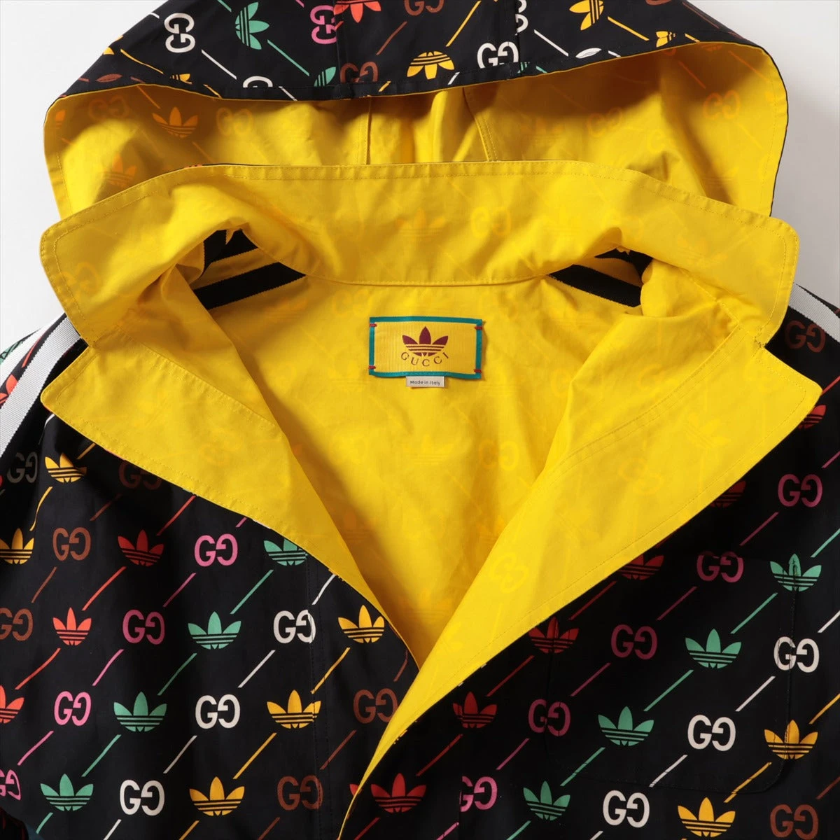 美品　GUCCI ポンチョ　リバーシブル　GG金具　モヘヤ混　ブラック GUCCI/グッチ】リバーシブルGGウールポンチョ買取入荷[2020.11