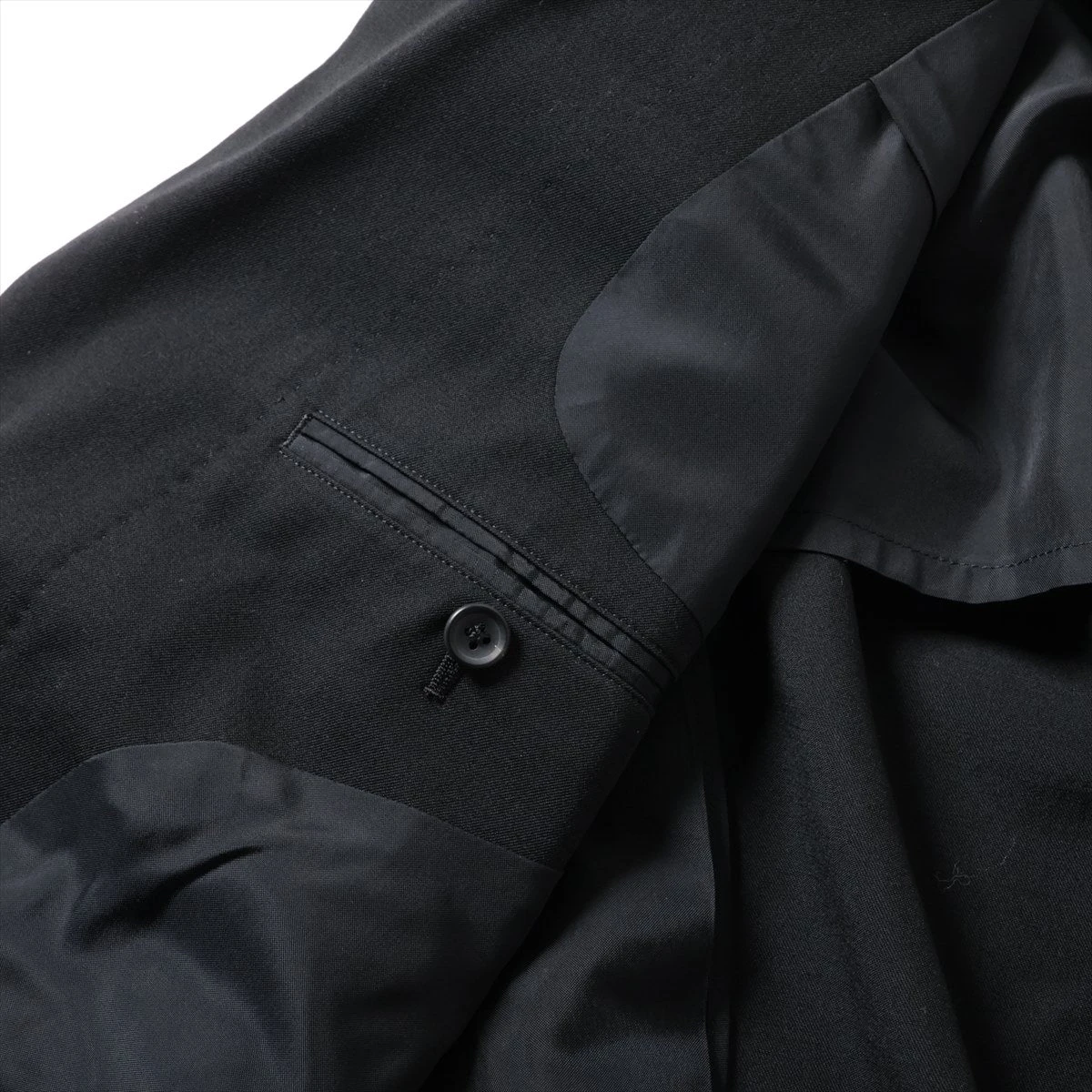 ヨウジヤマモト ウール テーラードジャケット 3 メンズ ブラック HP