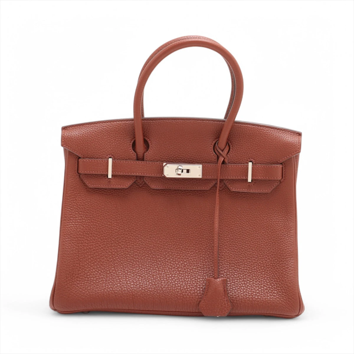 エルメス バーキン30 トゴ シエンヌ シルバー金具 □M:2009年