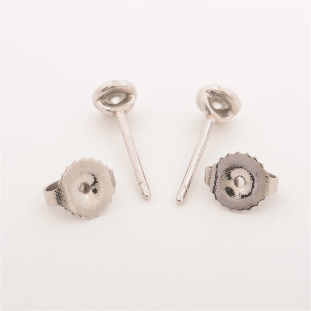 【美品】ティファニー Pt950 バイザヤード ダイヤモンド ピアス 6316 Tiffany & Co. - ティファニー Pt950 ダイヤモンド ピアス