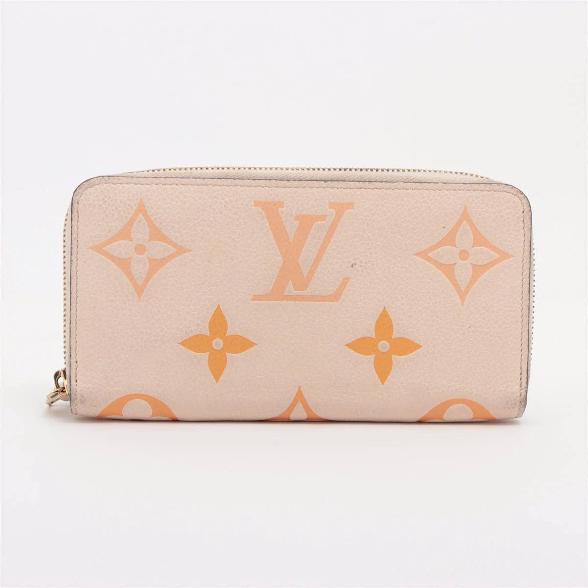 アンプラント　ジッピーウォレット　バイカラー　サフラン アンプラントジッピーウォレットバイカラーサフラン