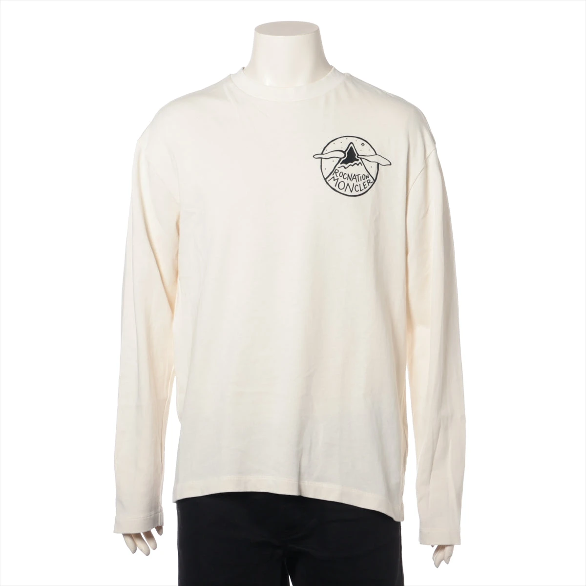 モンクレール 23年 コットン×ポリウレタン ロングTシャツ S メンズ 