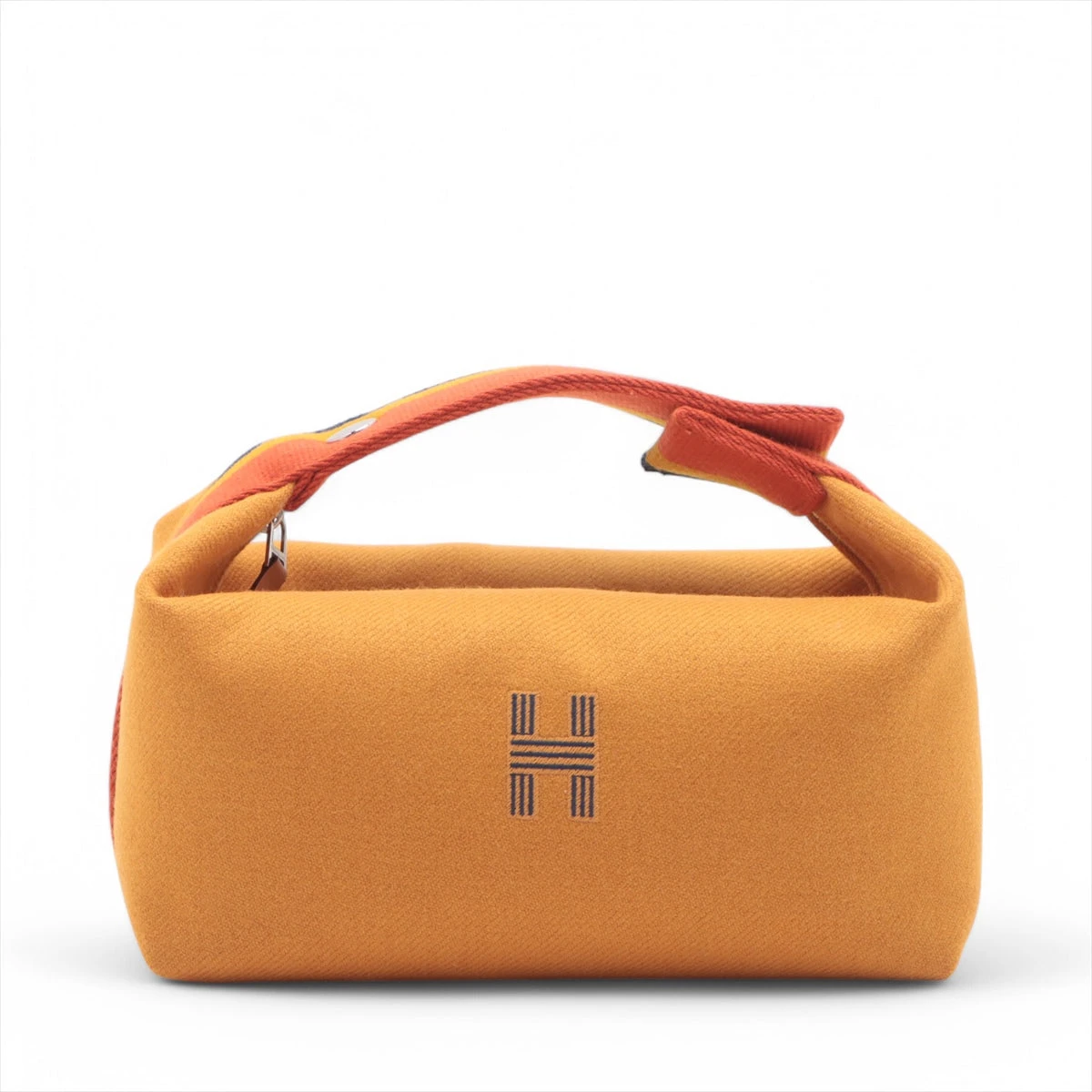 エルメス キャンバス ブリッドアブラック PM エルメス HERMES ブリッド・ア・ブラックPM ネイビー/グリーン