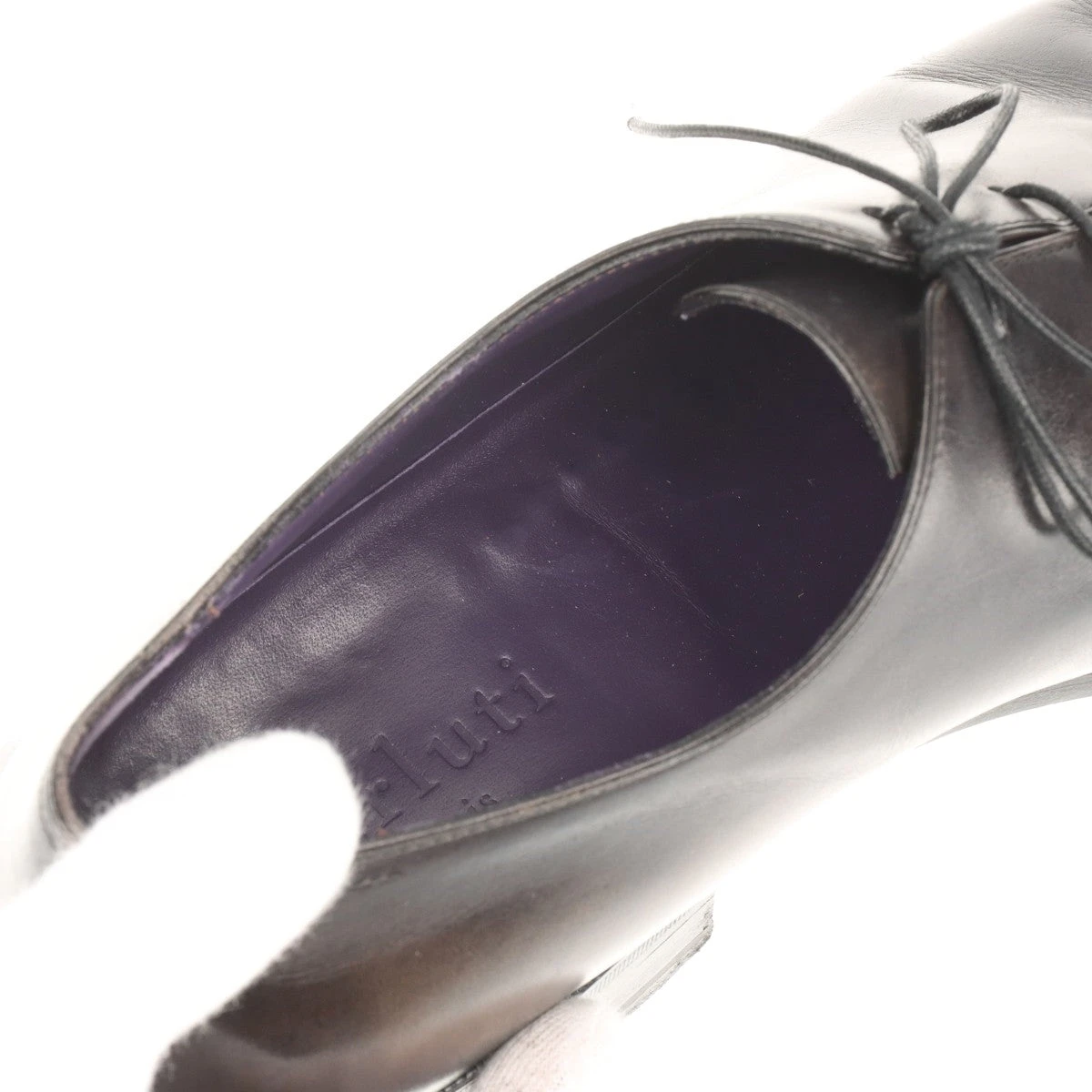 ベルルッティ レザー レザーシューズ 7 1/2 メンズ ブラック 純正