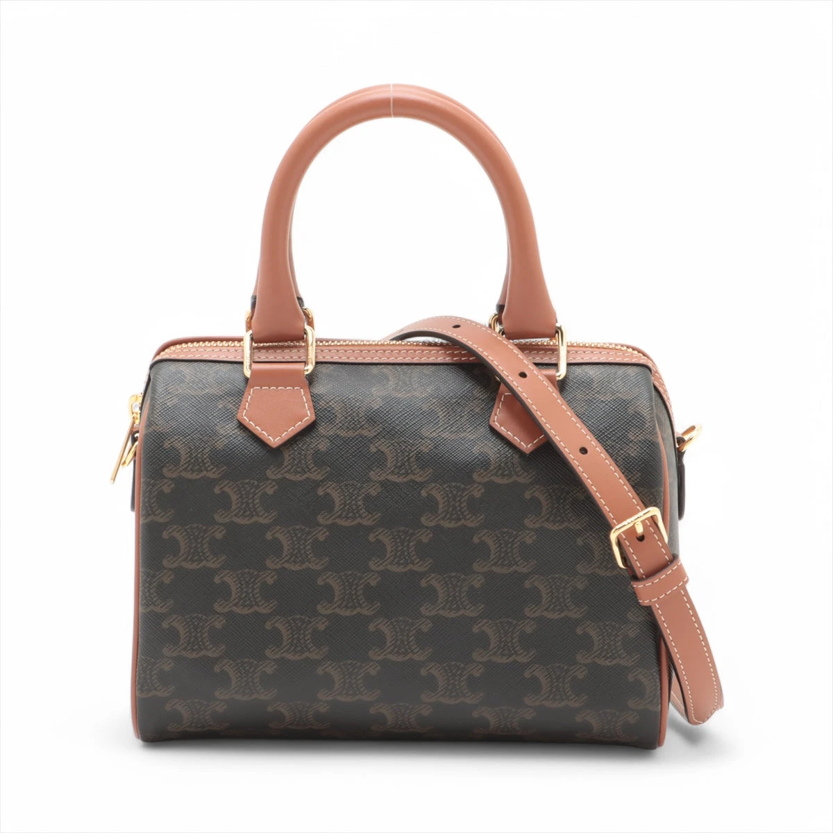 最終価格　セリーヌ　スモール　ボストンバッグ　キュイル　トリオンフ　2way CELINE (セリーヌ) 2WAY キュイル スモール ボストンバッグ