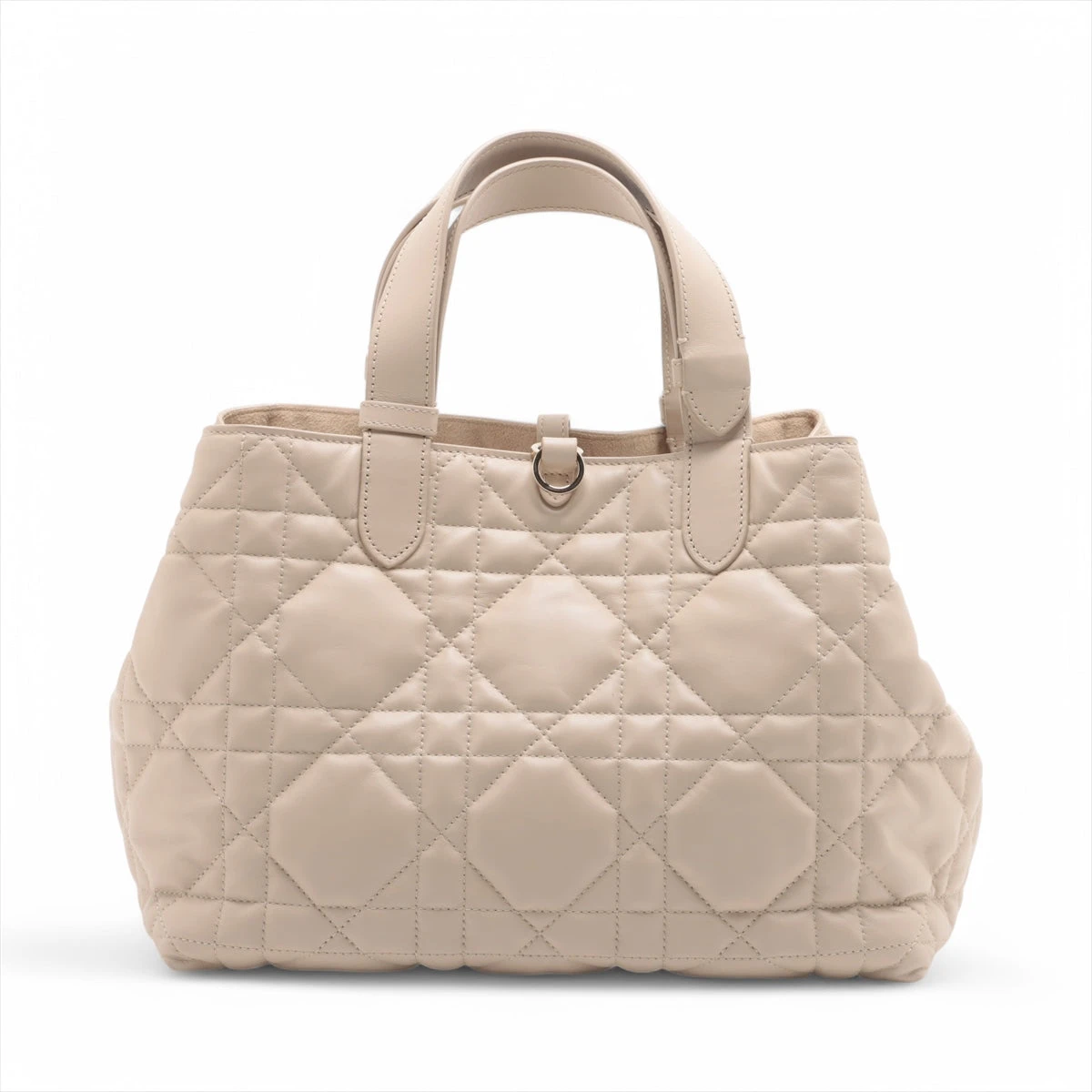 希少】Dior ベージュ レザーバングル