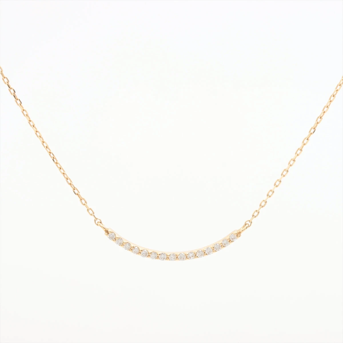 ete K18 ダイヤネックレス