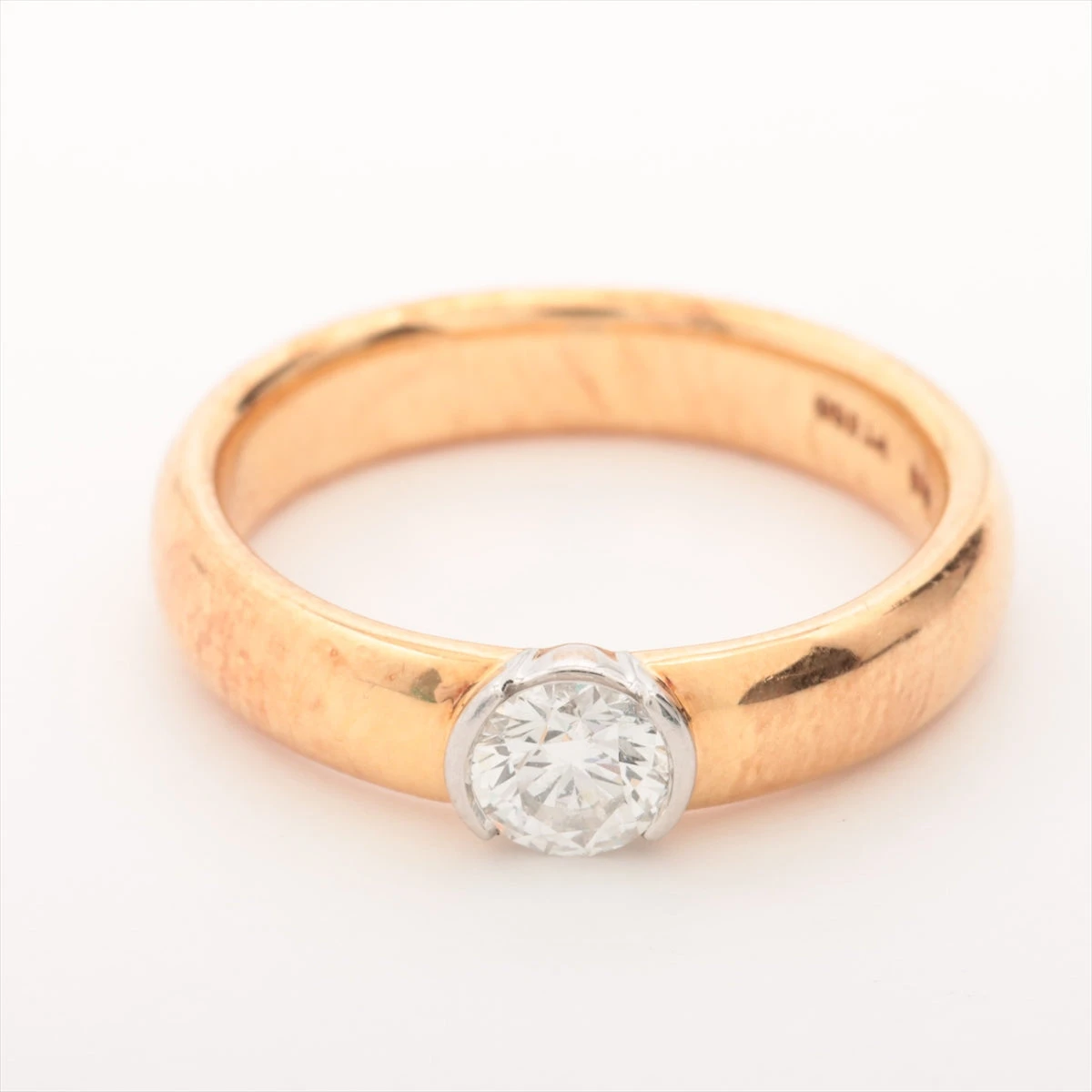 最安値✨ティファニー　ビゼット　ダイヤモンドリングゴールド750 Pt950 Tiffany & Co. - ティファニー ビゼット ダイヤ リング 750