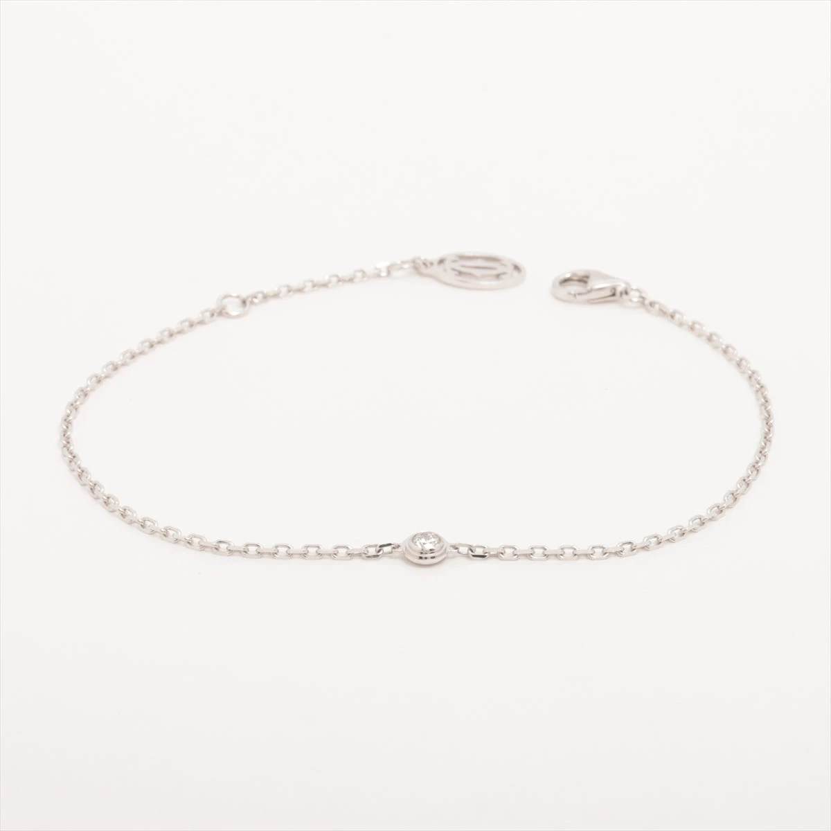カルティエ Cartier 1Pダイヤモンド ダムール ブレスレット K18WG 