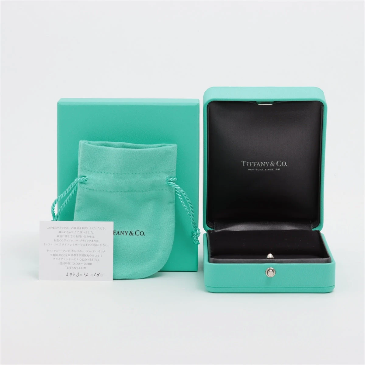 極美品✨ 箱✨ ティファニー ピアス 両耳 Tワイヤー フープ AU750 極美品✨ 箱✨ ティファニー ピアス 両耳 Tワイヤー フープ