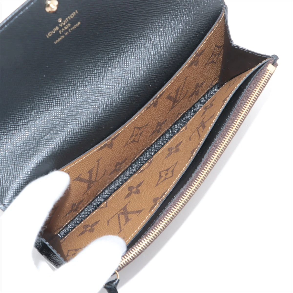 ルイ ヴィトン Louis Vuitton 3つ折り財布 モノグラム・リバース 