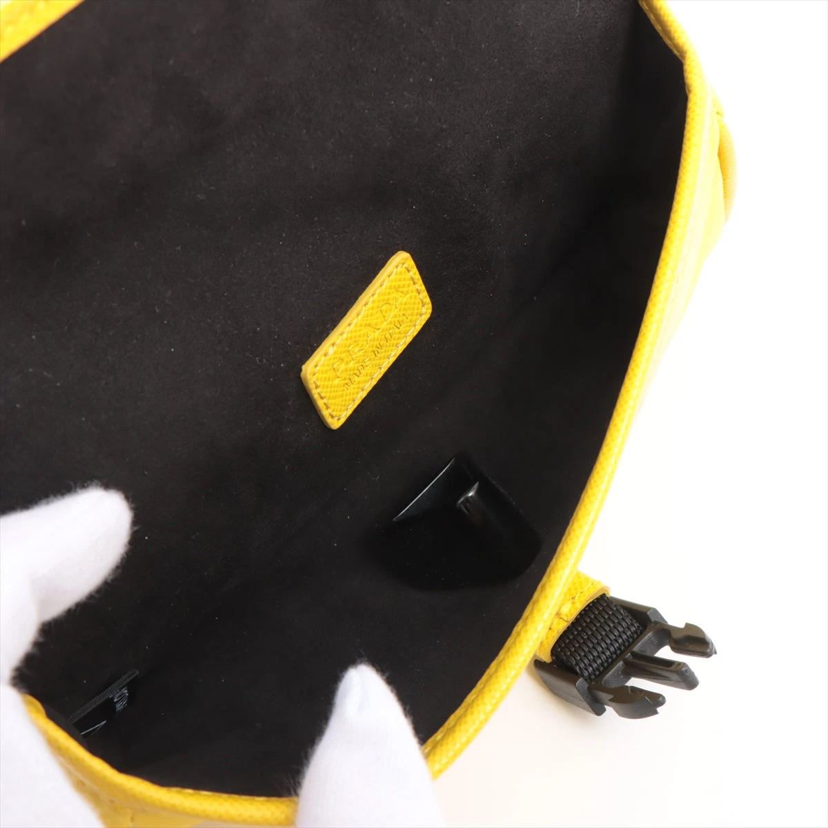 プラダ テスート メガネケース イエロー A3493805｜中古ブランド品