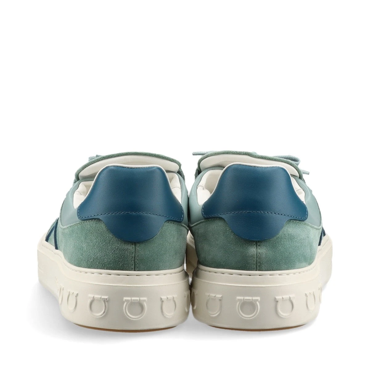 極美品 SalvatoreFerragamo ガンチーニ さスエードスニーカー Salvatore Ferragamo (サルヴァトーレフェラガモ) レザー