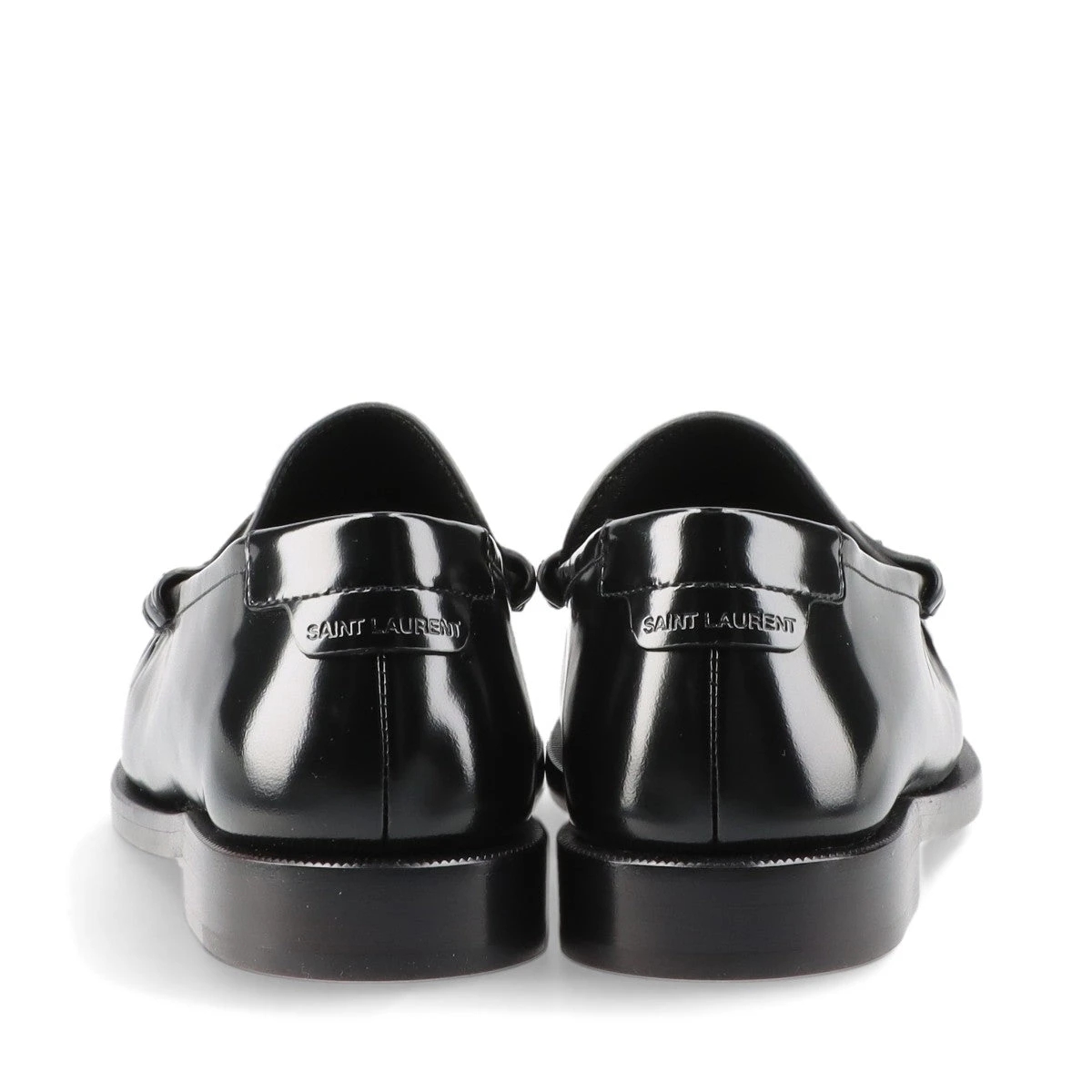 美品✨YSL ネイビー レザー ローファー 36(日本size23)