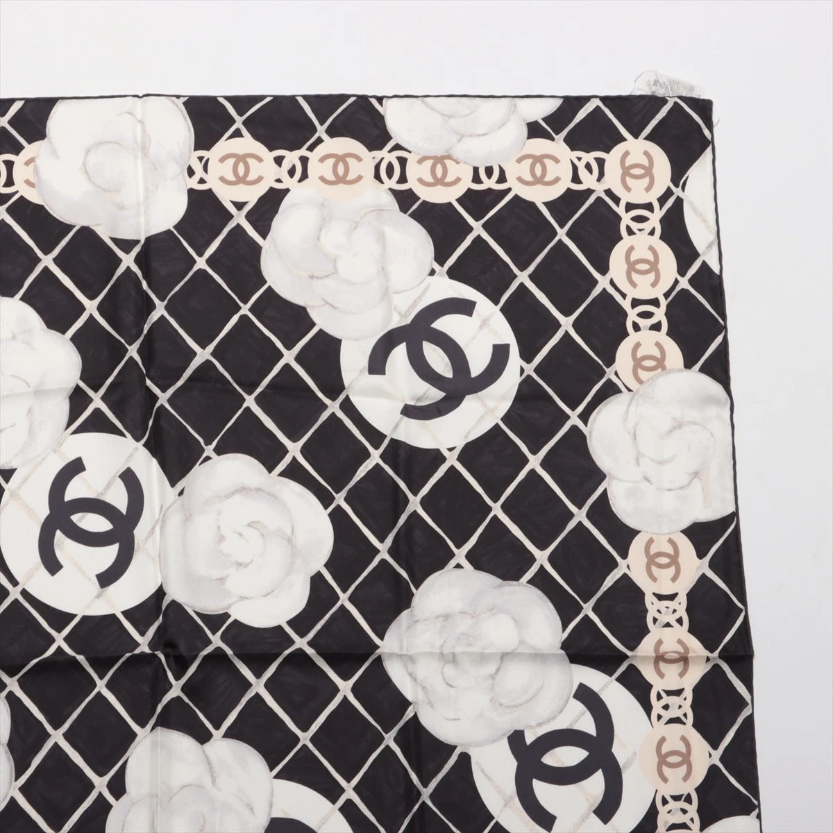CHANEL - □美品□ シャネル スカーフ カメリア ココマーク