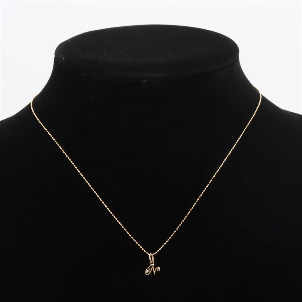 WEB限定》イニシャルH／K10ダイヤモンドネックレス｜ネックレス
