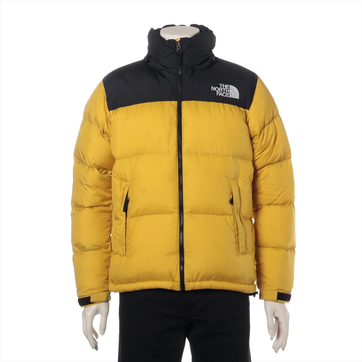 THE NORTH FACE イエローブラック ジャケット THE NORTH FACE ダウンジャケット M イエロー/ブラック