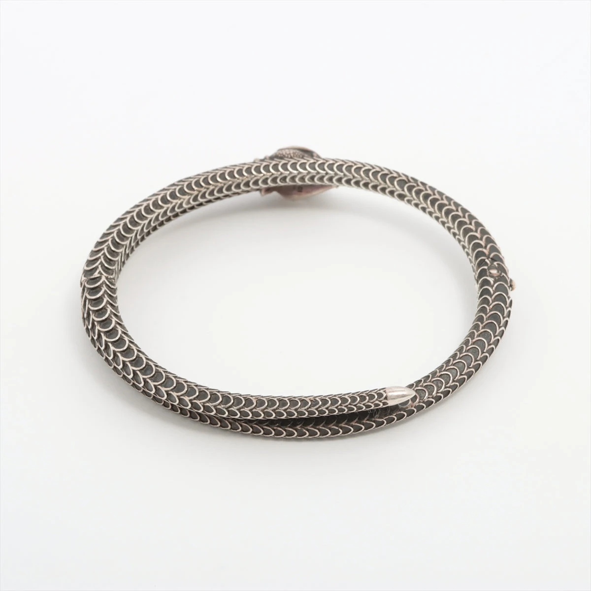 新品■グッチ　Garden snake　シルバー925　バングル　付属品完備 新品□グッチ Garden snake シルバー925 バングル 付属品完備