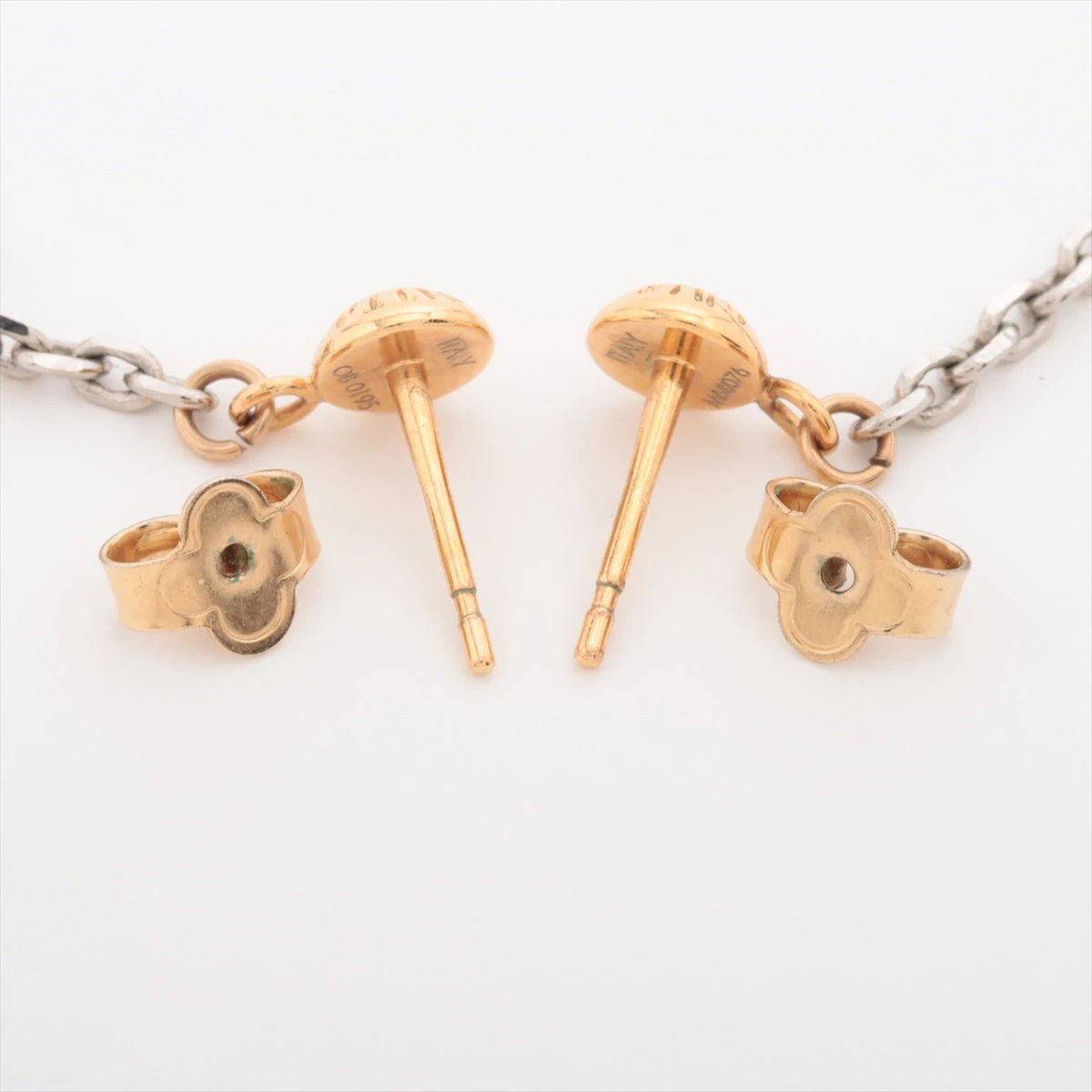 極美品 ルイ・ヴィトン ロゴマニア イヤリング・ピアス M68076 付属完備