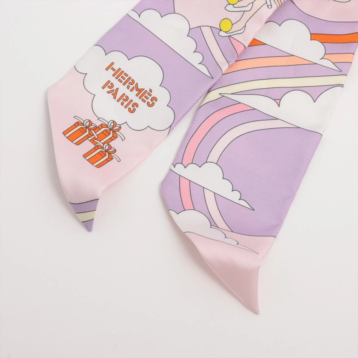 エルメス ツイリー CARRES VOLANTS 空飛ぶカレ スカーフ シルク