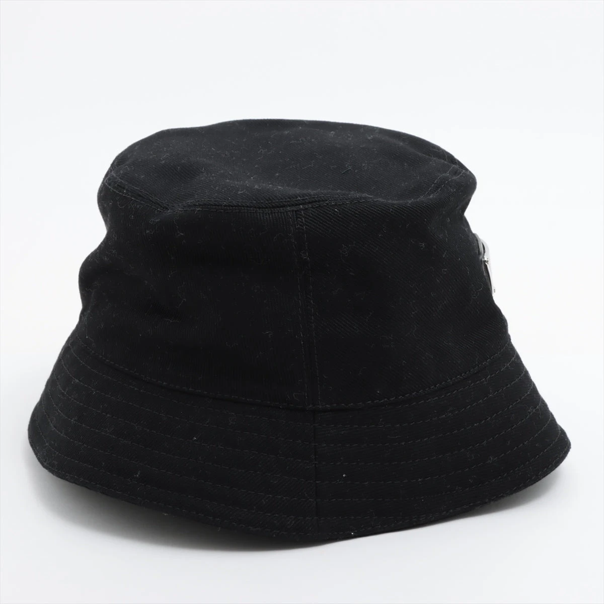 PRADA ブラック バケットハット XL コットンタイプ PRADA ブラック バケットハット XL コットンタイプ Prada