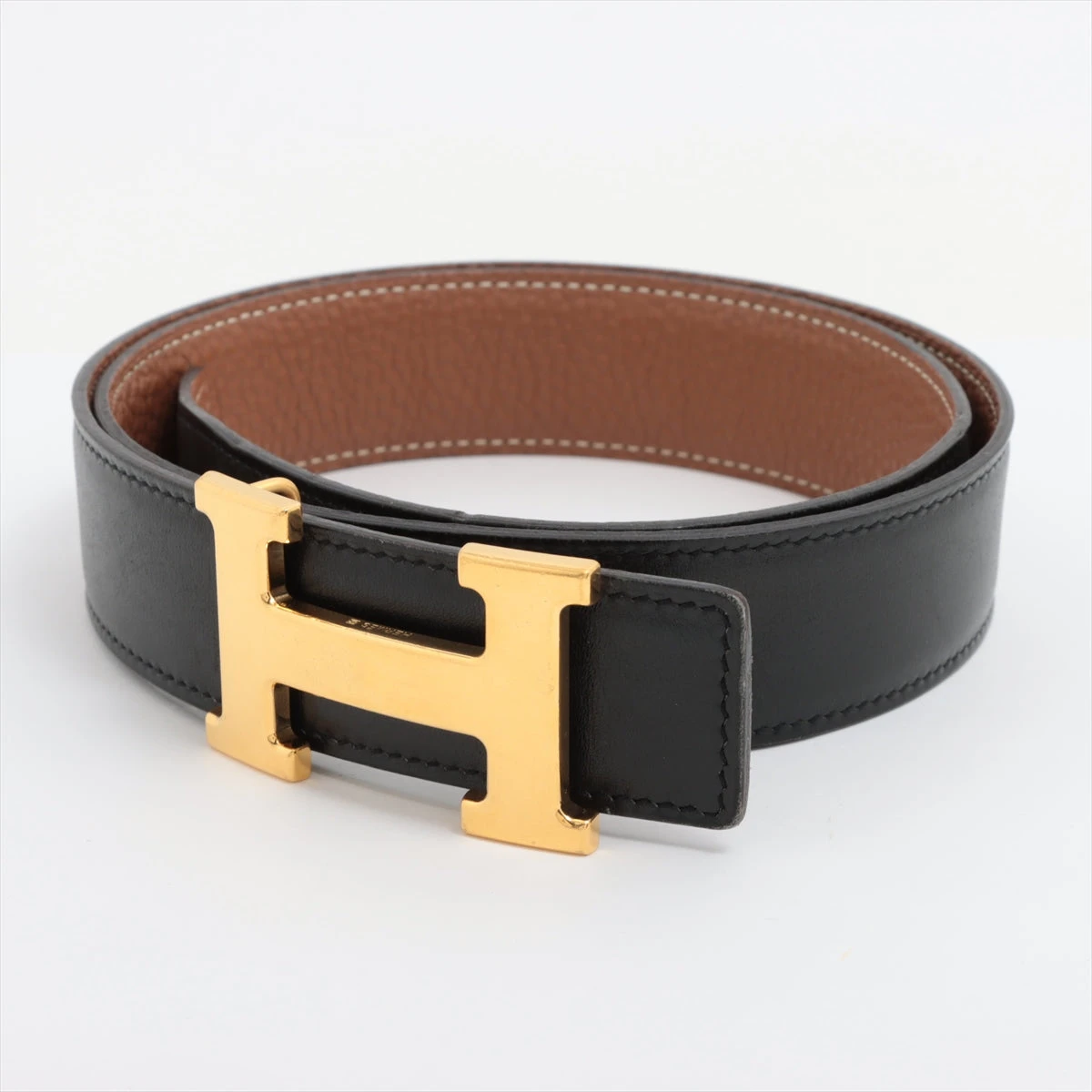 【✨美品✨】　エルメス　HERMES ベルト　ゴールド　本革 楽天市場】エルメス ベルト ゴールド 85の通販