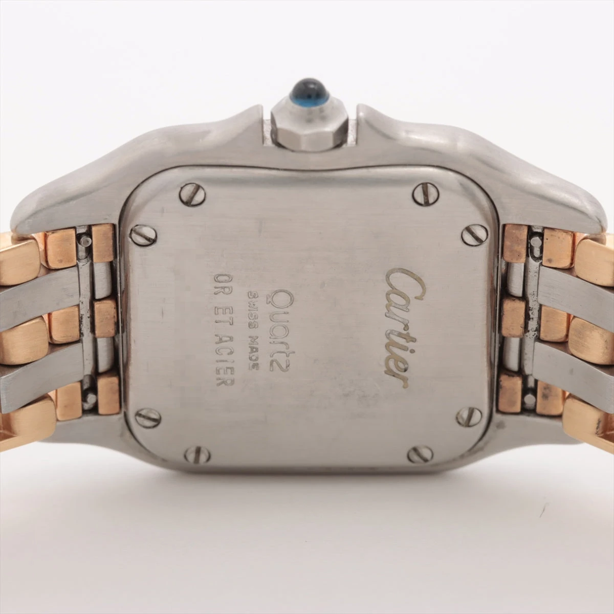 カルティエ パンテール SS×YG QZ アイボリー文字盤 84083244 A3504796