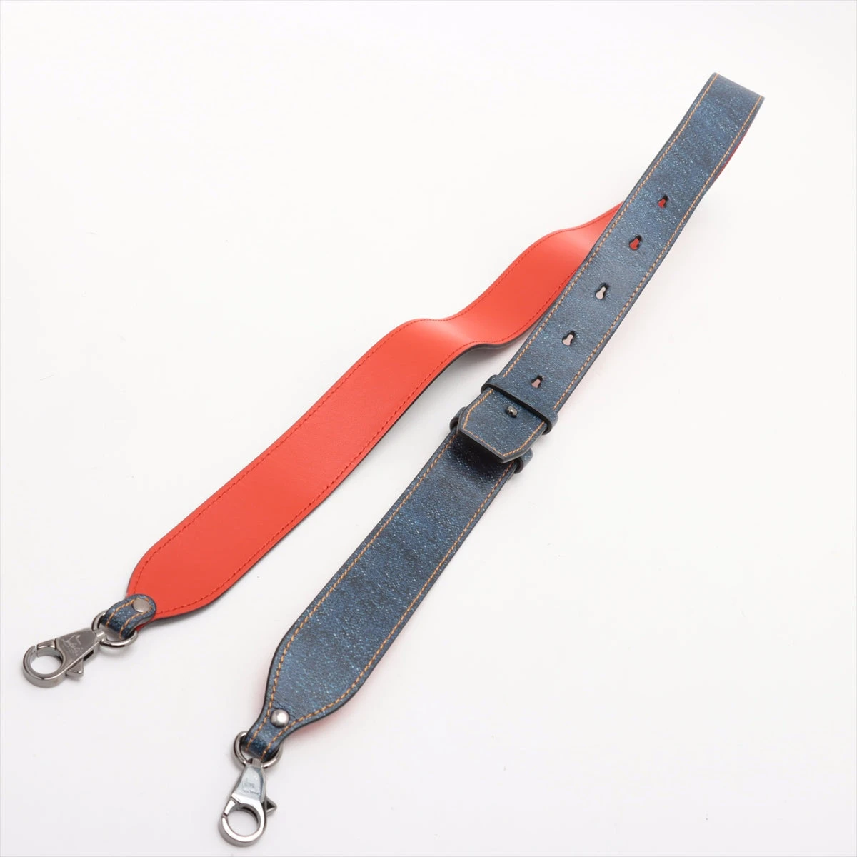 新品・未使用　ルブタン 2way ショルダー ハンドバッグ パロマS デニム クリスチャンルブタン パロマ デニム×レザー 2WAYハンドバッグ