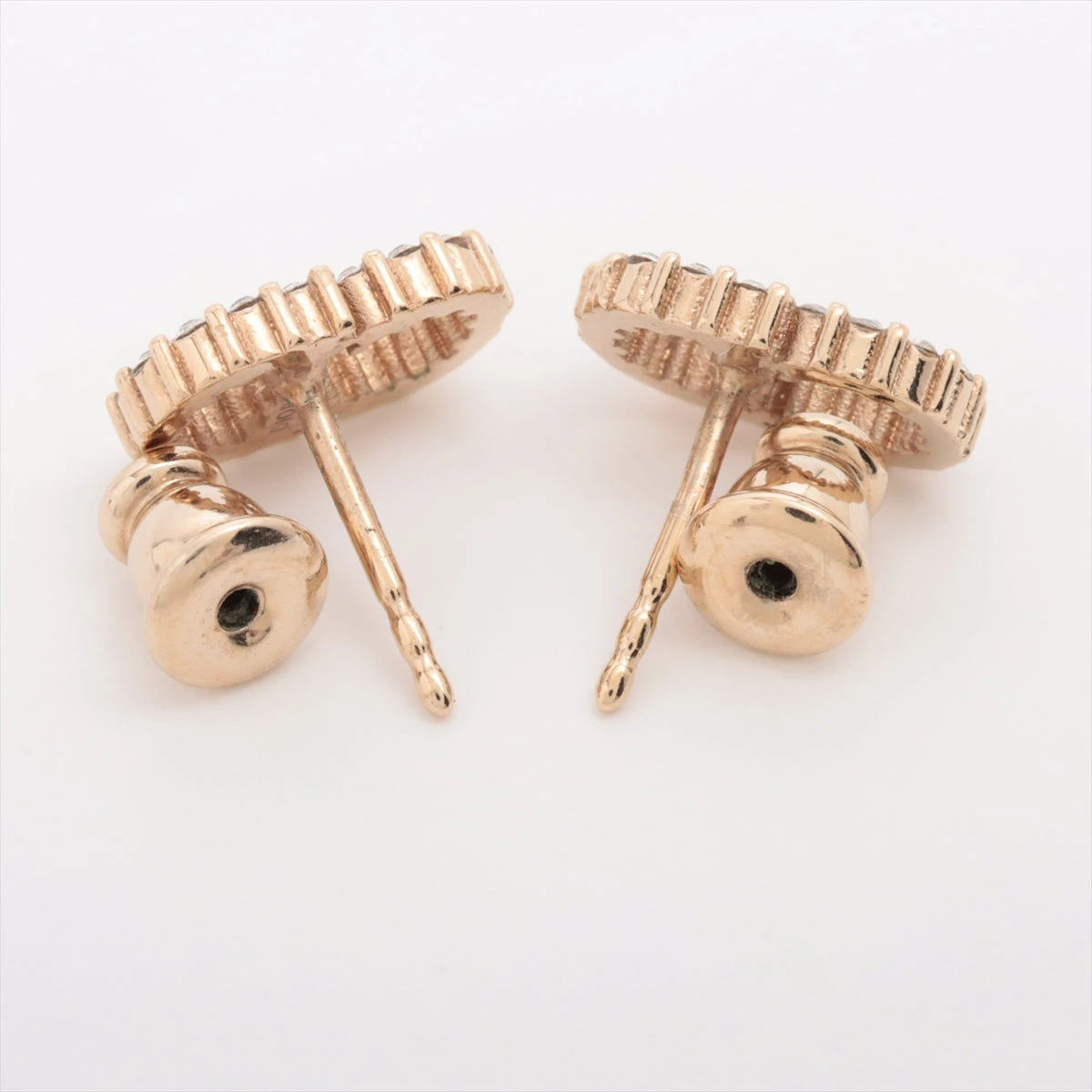 Dior CDロゴ ピアス(両耳用) ディオール CDロゴ ピアス(両耳用) GP×ラインストーン ゴールド