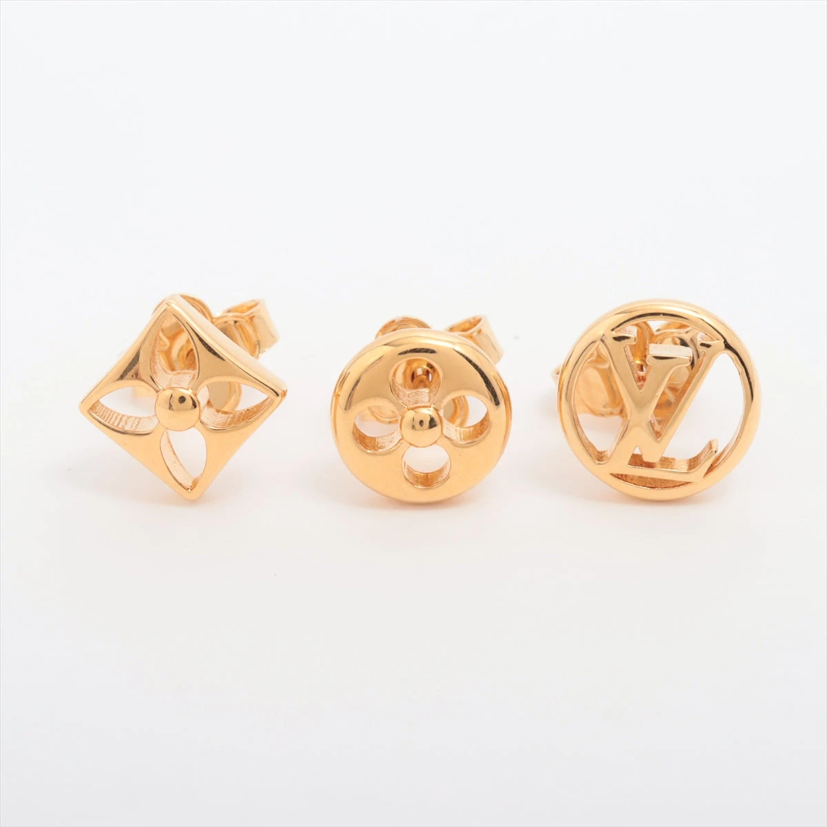 ルイ・ヴィトンピアス LOUIS VUITTON ルイヴィトン ピアス・LV アイコニック ピンク