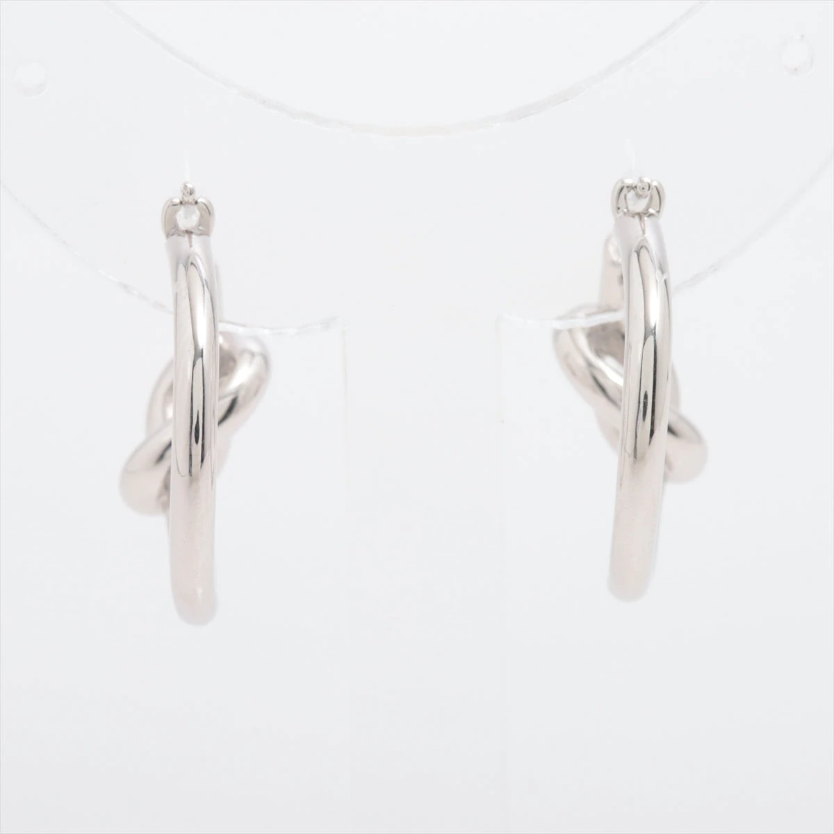 CELINE ノットピアス　シルバー 両耳用 CELINE フープノットピアス シルバー 両耳用 CELINE ノット