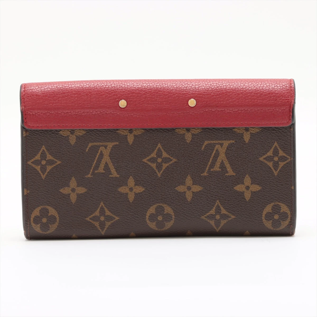 ルイヴィトン　長財布　モノグラム　ポルトフォイユパラス　長財布　赤 LOUIS VUITTON - 極美品✨ ルイヴィトン モノグラム