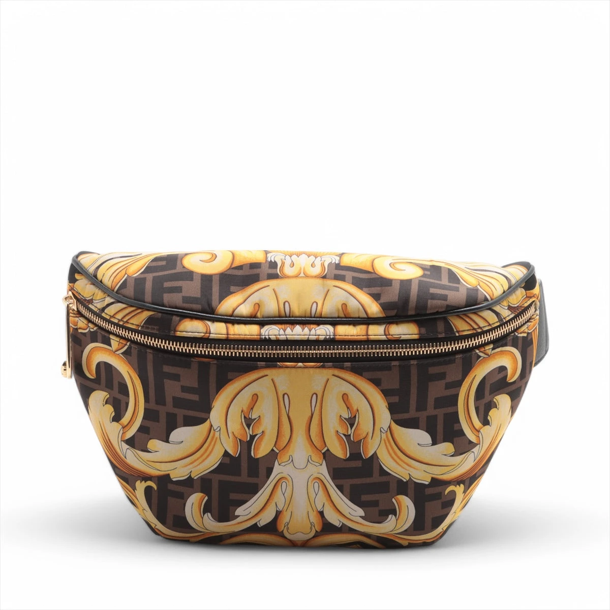 ✮606 リバティ　ヴェネツィア　エメラルド使用　マチ付ラウンドポーチ ✮606 リバティ ヴェネツィア エメラルド使用 マチ付ラウンド