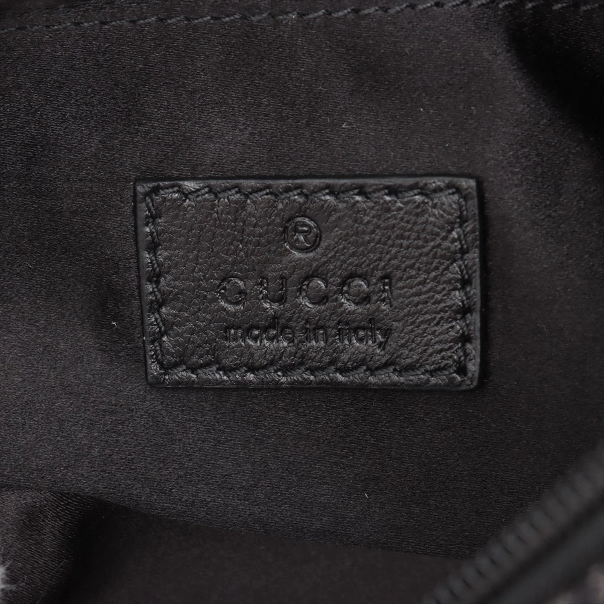 GUCCI ブラックデニム×レザー VINTAGE SIZE:41.5 グッチレディロック 2WAY 黒 レディース レザー ショルダー