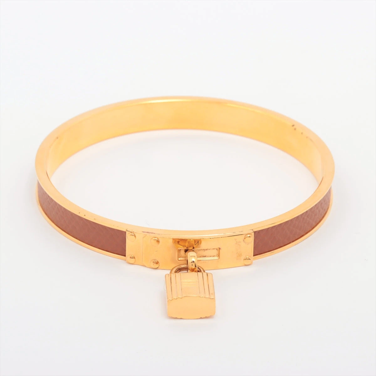 エルメス　ケリーバングルブレス　茶レザー 楽天市場】【HERMES】エルメス ケリーバングル ブレスレット