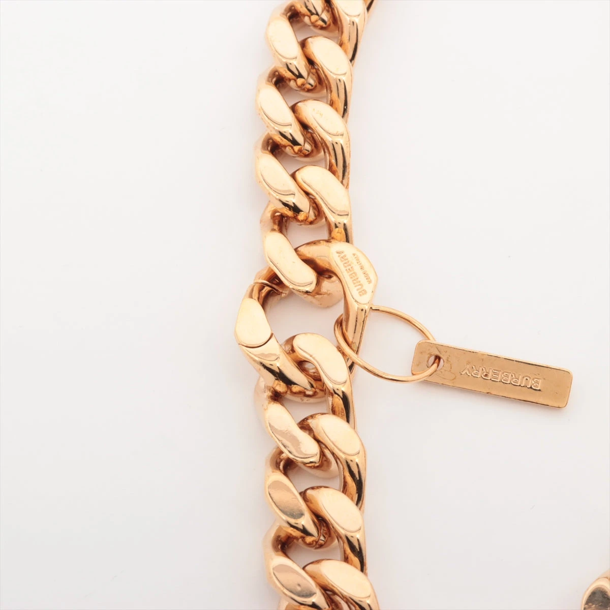 【未使用】激レアBURBERRY バーバリー　ネックレス　TB ゴールドチェーン バーバリー チェーン ネックレス GP ゴールド TB刻印 A3518561