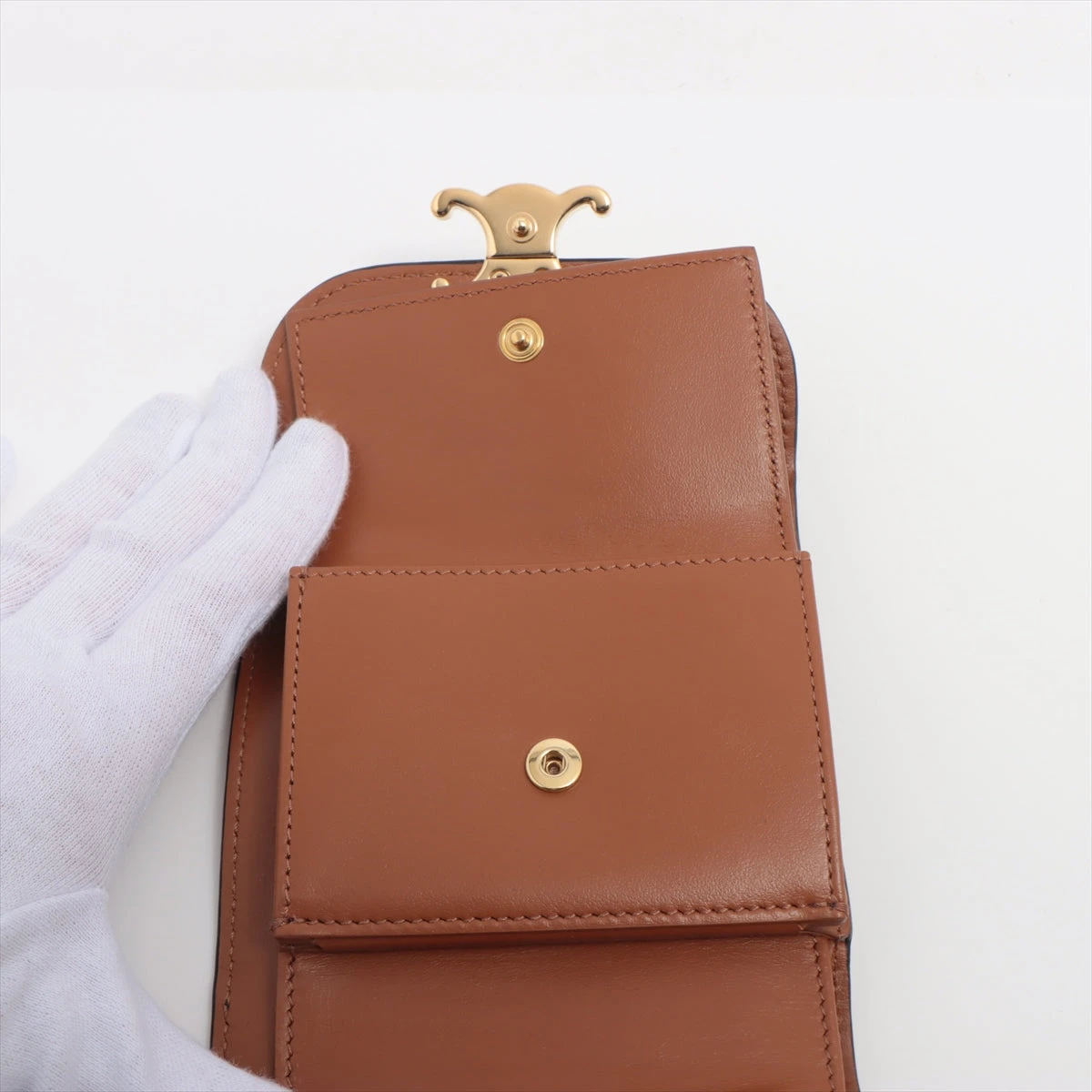 CELINE スモール フラップウォレット トリオンフ / トリオンフキャンバス 67e1a4cf2a67b.webp