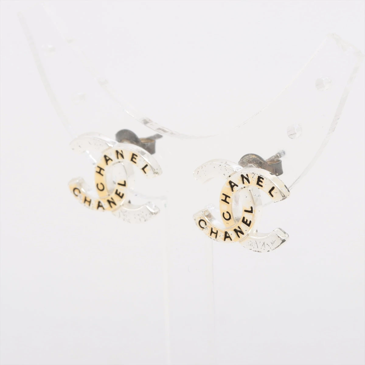 シャネル ココマーク 98A ピアス(両耳用) メタル シルバー