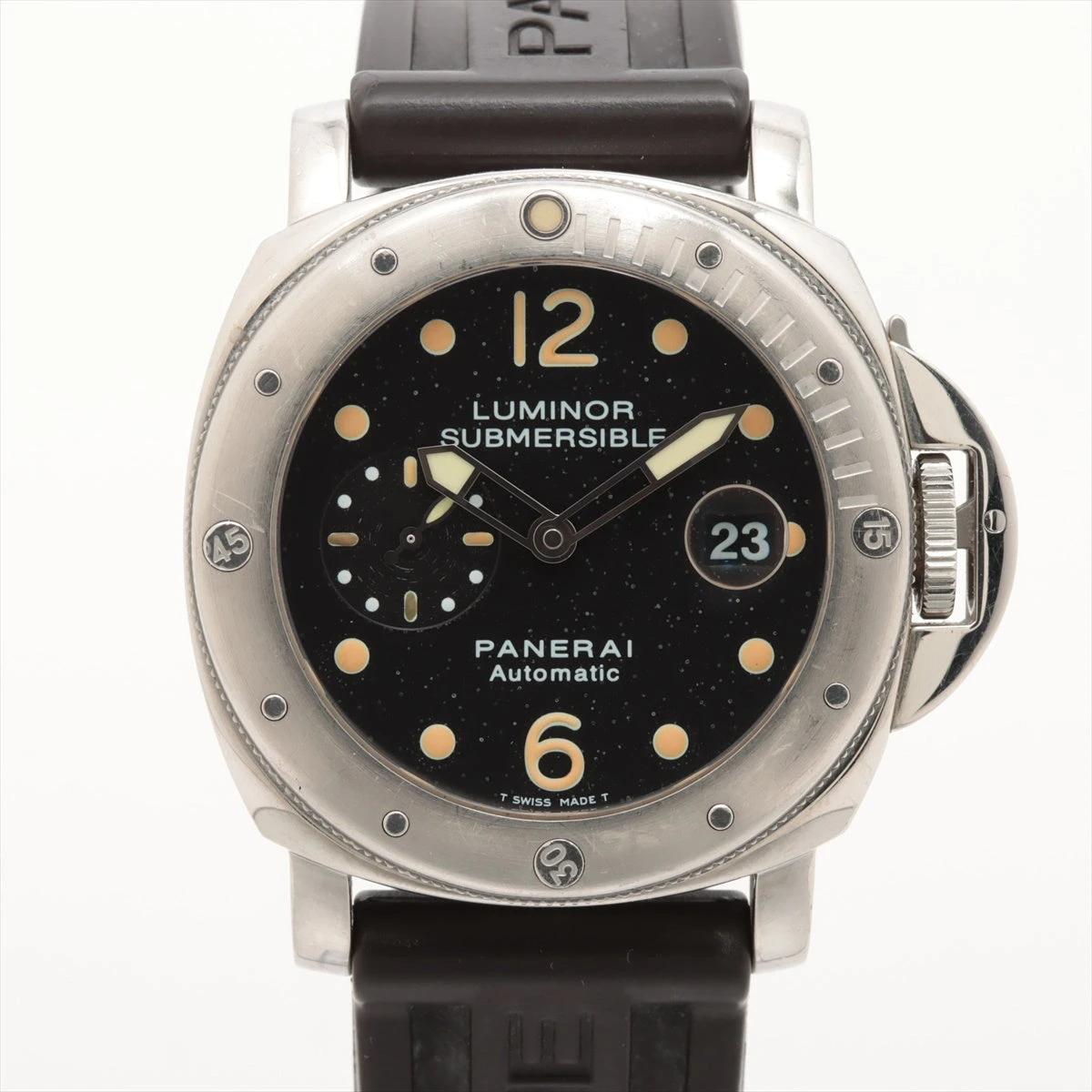 パネライ ルミノール サブマーシブル PAM00024 SS×ラバー AT 黒文字盤  
