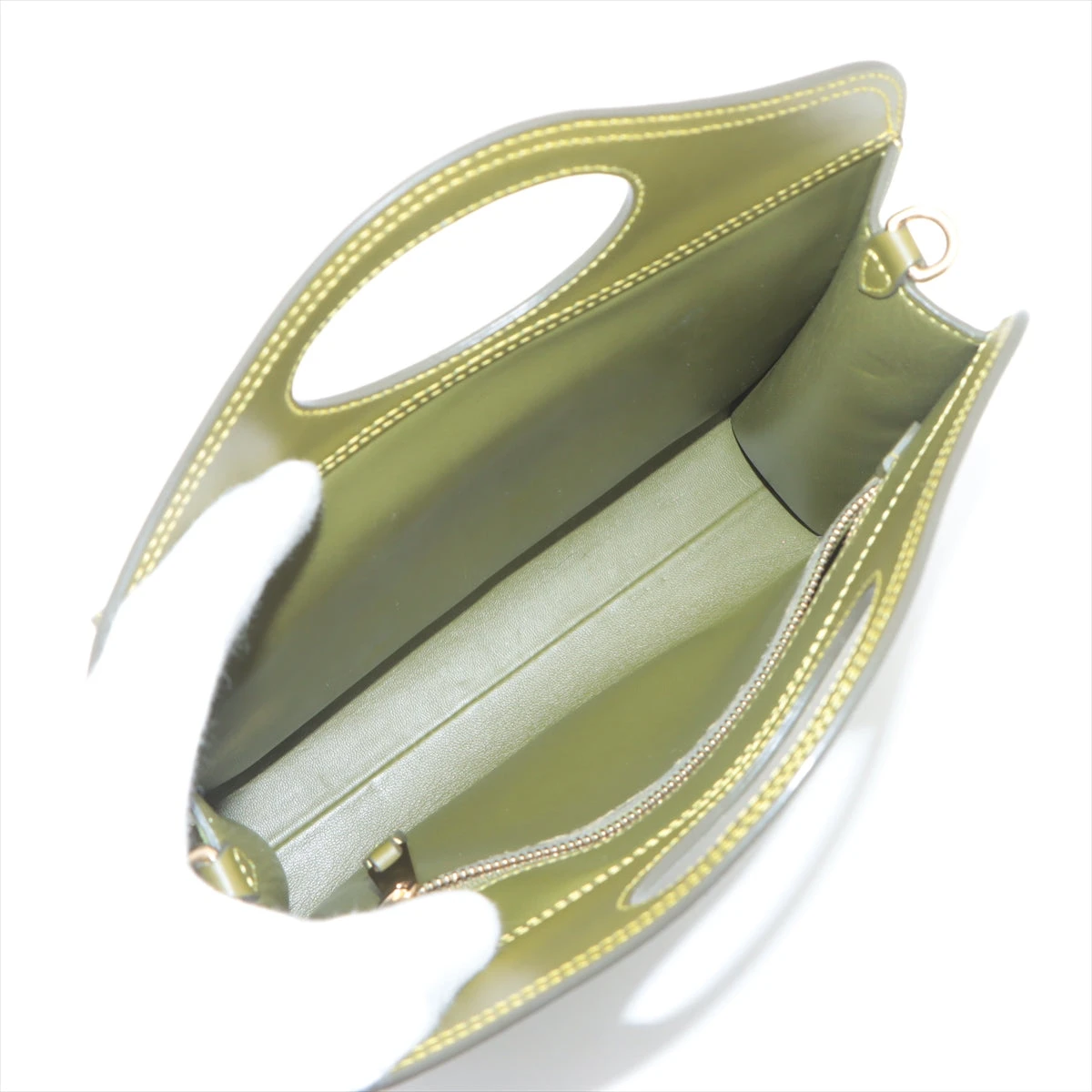 訳あり未使用品 2way グリーン ハンドバッグ アンティーク レトロ グリーン レトロ 本革 ハンドバッグ 2Way | Baginning