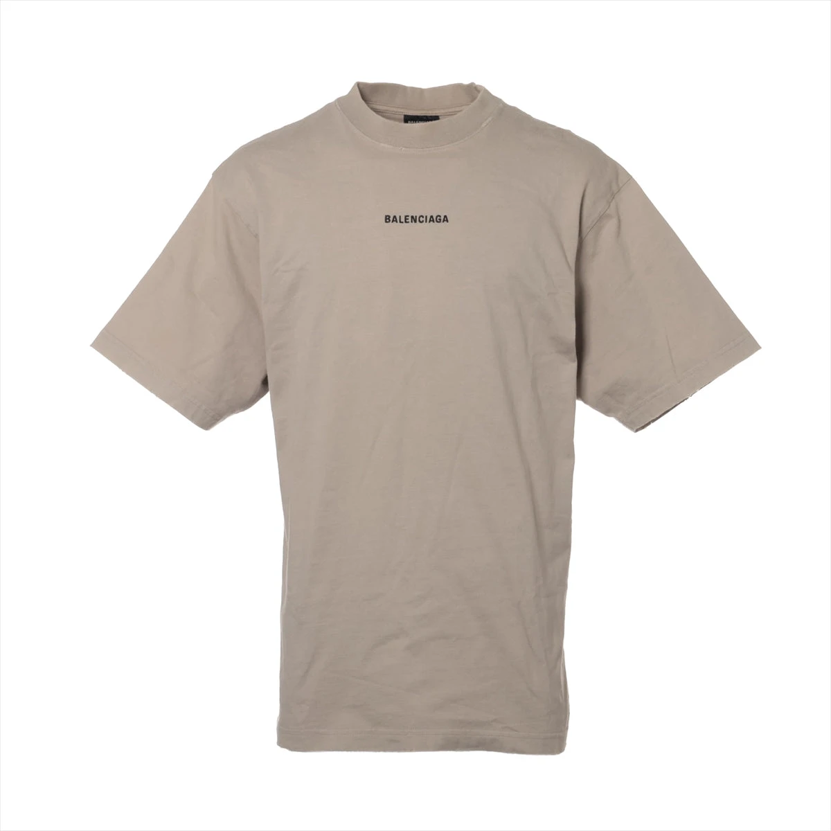 バレンシアガ ポリエステル Tシャツ XS メンズ ブラック バレンシアガ ポリエステル Tシャツ XS メンズ ブラック