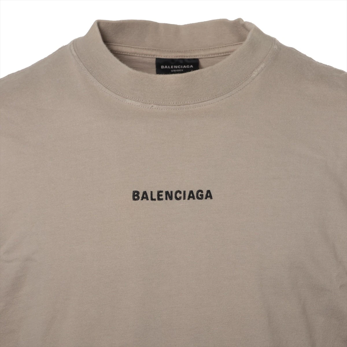 【BALENCIAGA】 半袖 Tシャツ - ベージュ バレンシアガ 23年 コットン Tシャツ XS メンズ ベージュ 764235