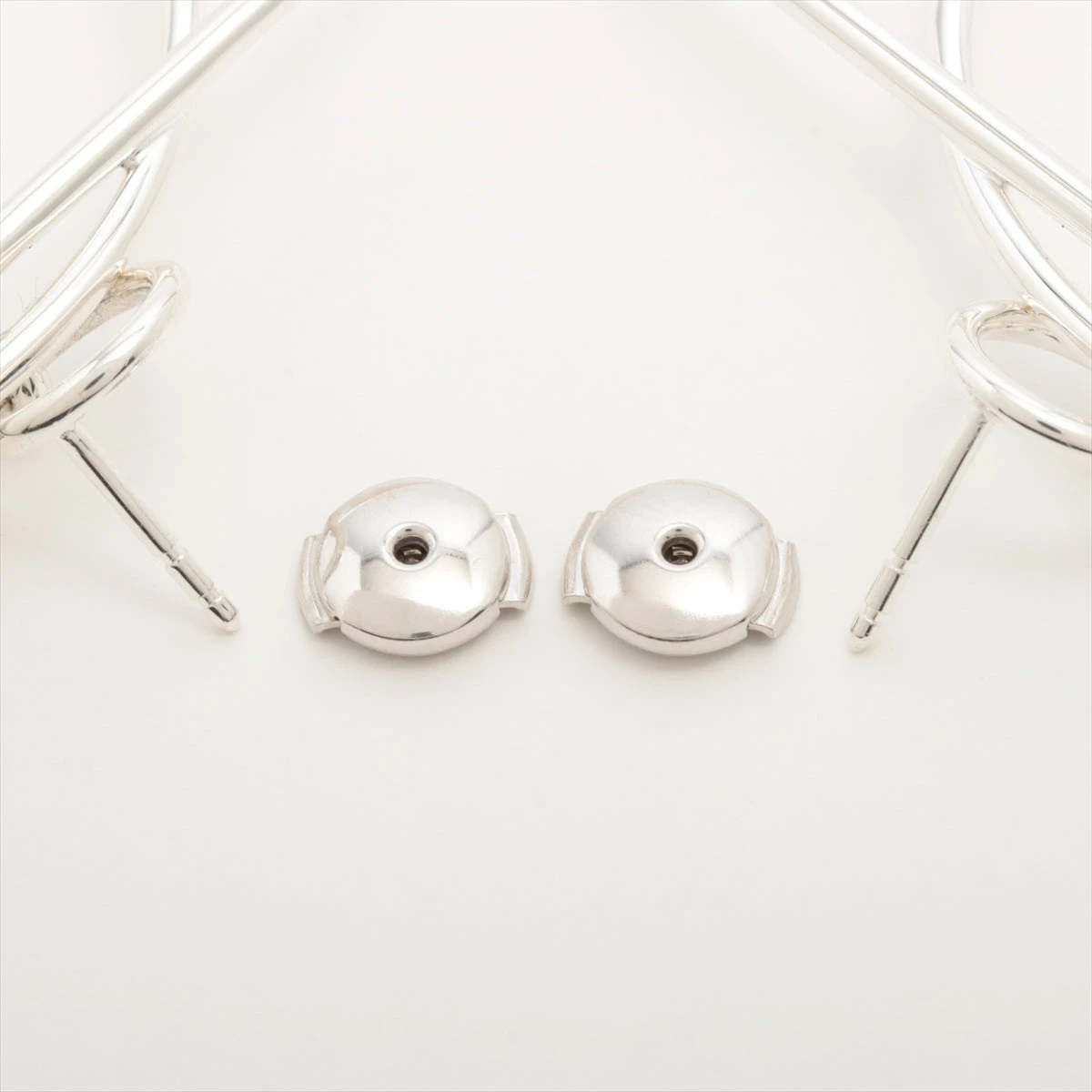 エルメス ループ ミディアム ピアス(両耳用) 925 12.5g シルバー 
