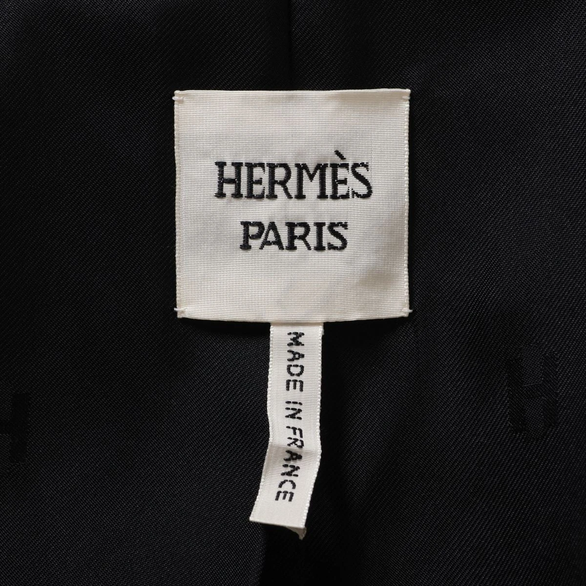 エルメス レザージャケット ディアスキン 38 「シルク混」 Rピンク